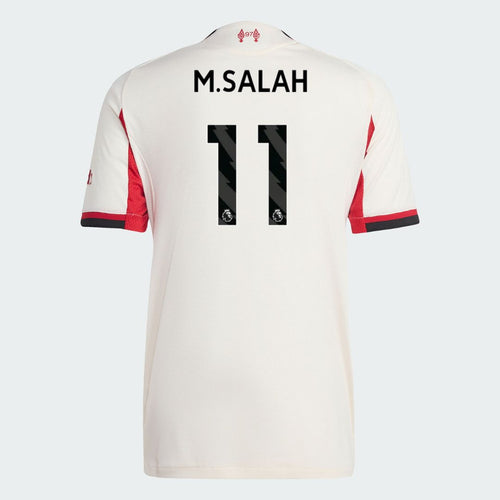 LFC adidas Mens 25/26 Authentic Away Jersey - SALAH -11 - Premier League