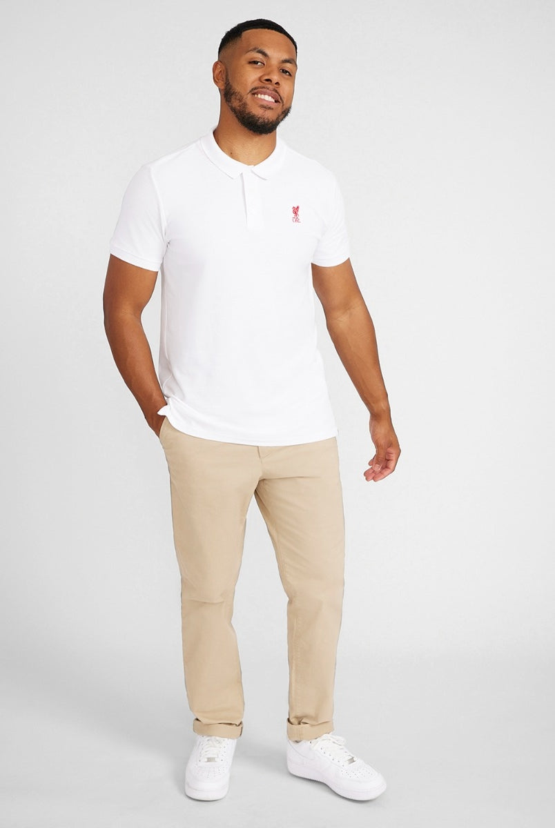 LFC Mens White Conninsby Polo Official LFC Store