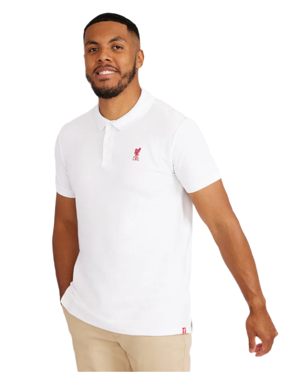 LFC Mens White Conninsby Polo Official LFC Store