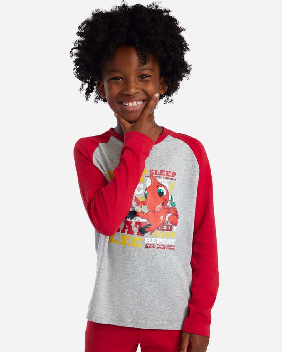 LFC Mighty Red Infants Long Pyjama Set Official LFC Store
