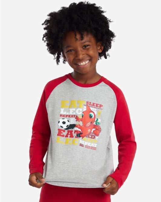 LFC Mighty Red Infants Long Pyjama Set Official LFC Store