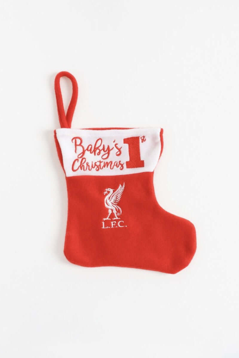 Liverpool FC Baby's First Christmas Stocking - The Bootroom Collection
