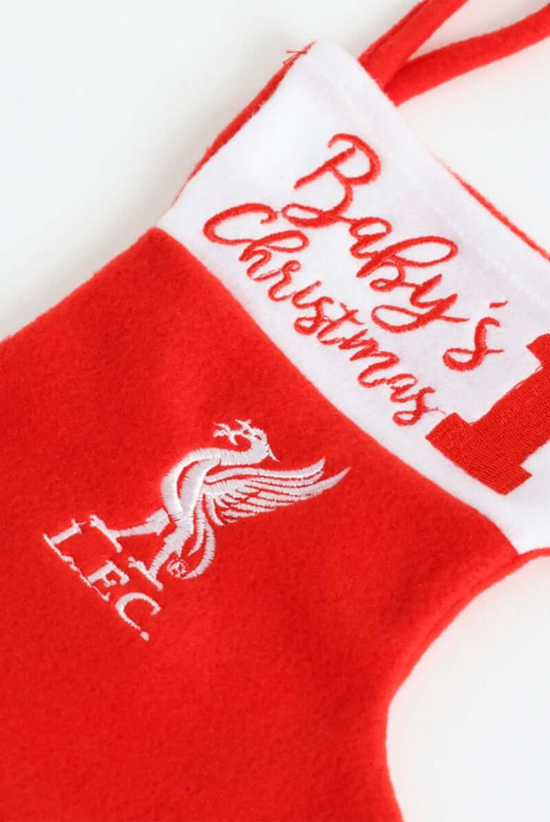 Liverpool FC Baby's First Christmas Stocking - The Bootroom Collection