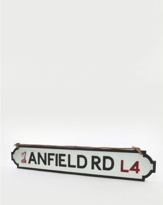 Liverpool FC Jumbo Wooden 3D Street Sign Official LFC Store