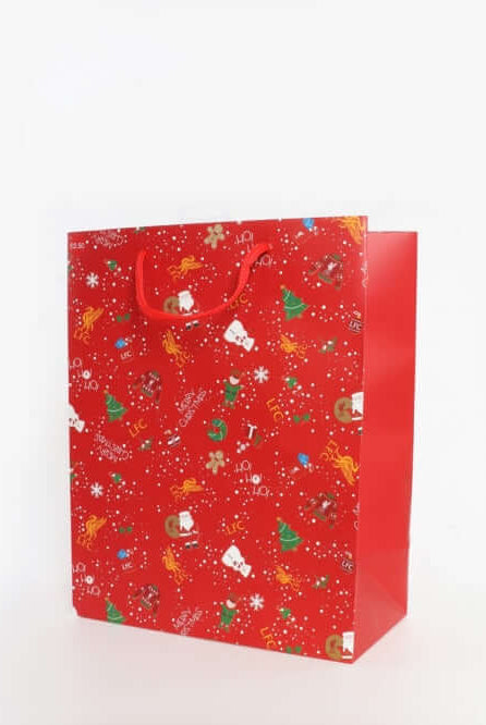 LFC Red Christmas Gift Bag Official LFC Store