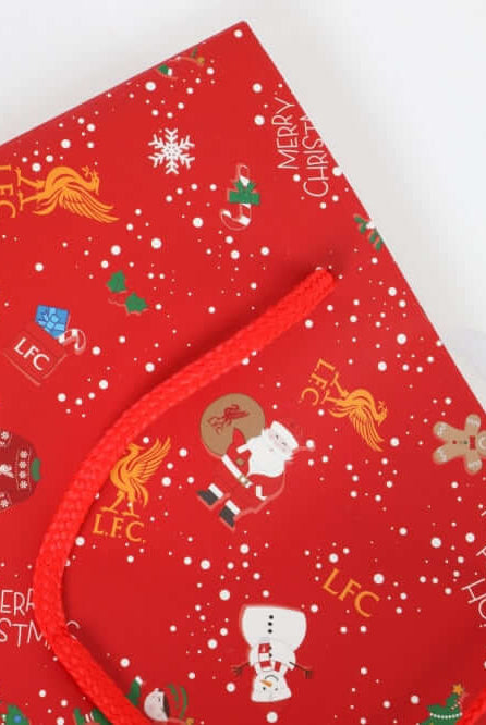 LFC Red Christmas Gift Bag Official LFC Store