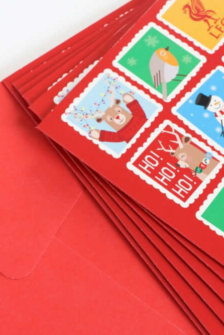 LFC Christmas Card 12 Pack Official LFC Store