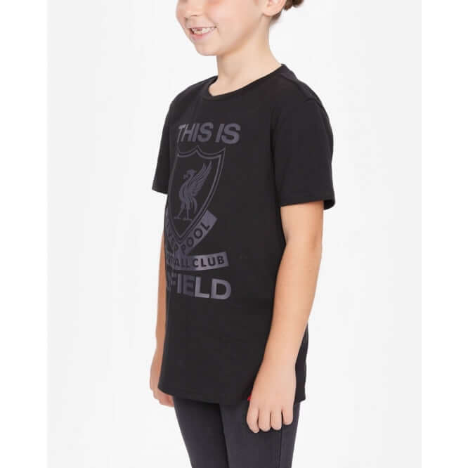 LFC Junior This Is Anfield Black Tee Official LFC Store