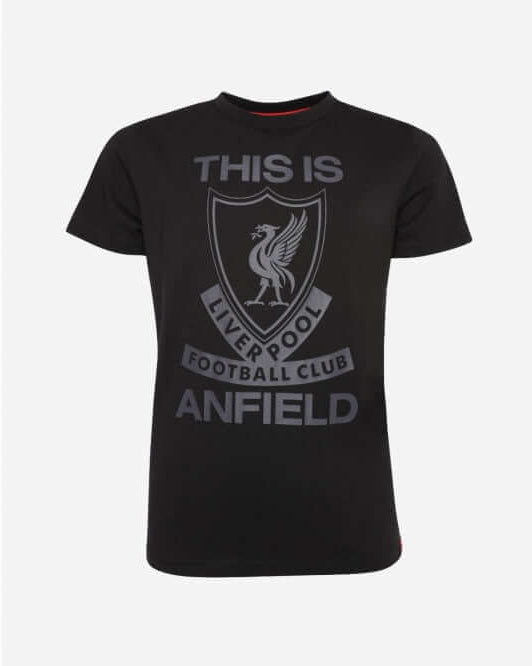 LFC Junior This Is Anfield Black Tee Official LFC Store