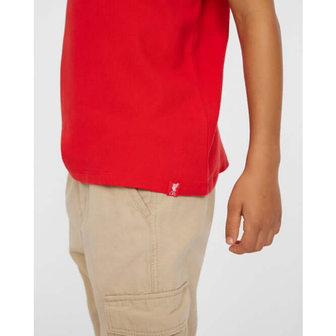 LFC Junior Short Sleeve Red Polo Official LFC Store