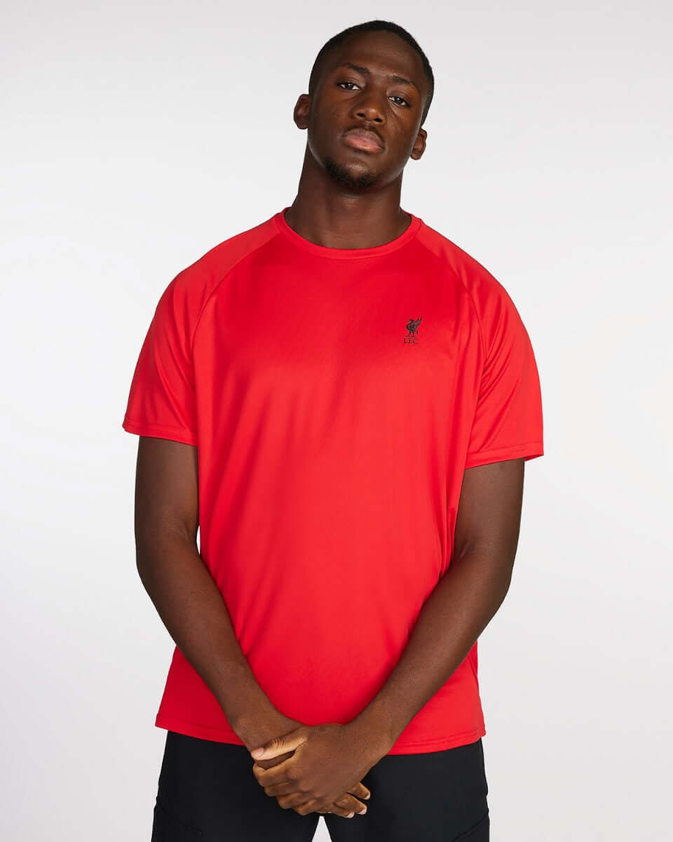 LFC Mens Raglan Tee Red Official LFC Store