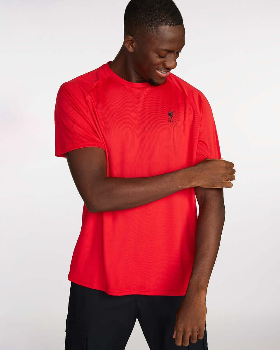 LFC Mens Raglan Tee Red Official LFC Store