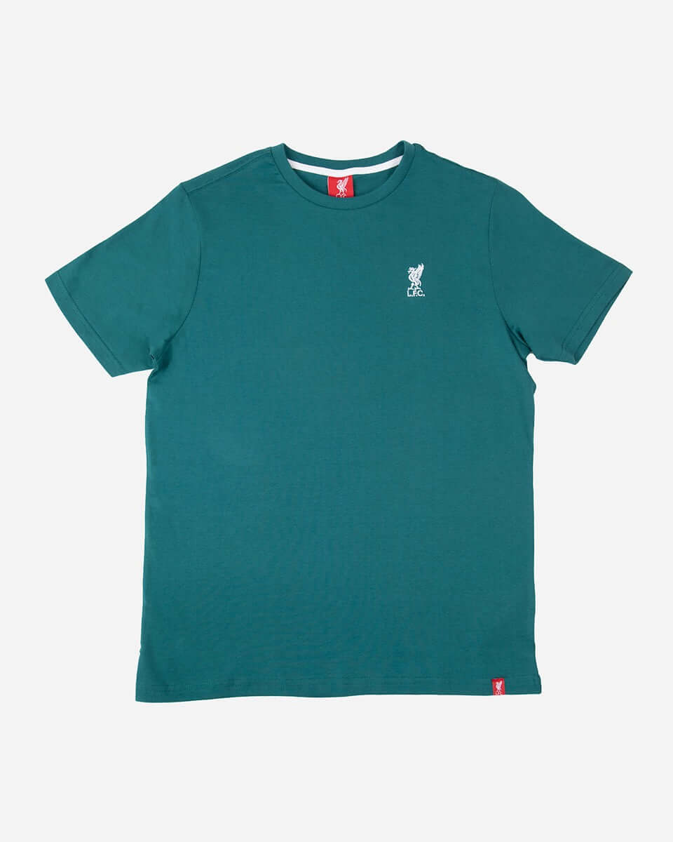 LFC Mens Teal Liverbird Emblem Tee Official LFC Store