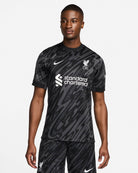 LFC Nike mens 24/25 black goalkeeper stadium jersey