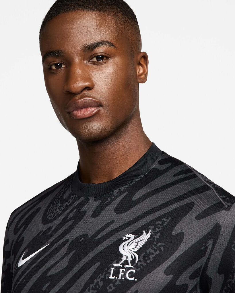 LFC Nike mens 24/25 black goalkeeper stadium jersey