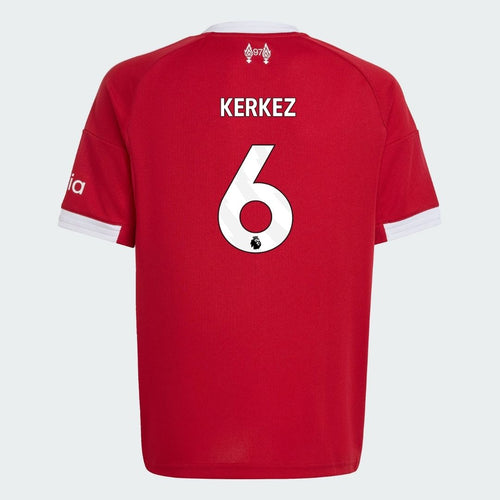 LFC adidas Youth 25/26 Home Jersey - KERKEZ- 6 - Premier League