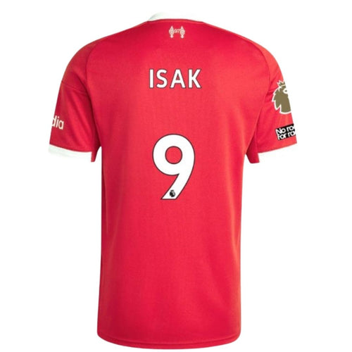 LFC adidas Mens 25/26 Authentic Home Jersey - ISAK- 9 - Premier League