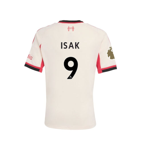 LFC adidas Youth 25/26 Away Jersey - ISAK- 9 - Premier League