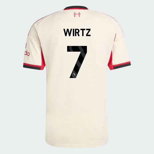 LFC adidas Mens 25/26 Away Jersey - WIRTZ - 7 - Premier League
