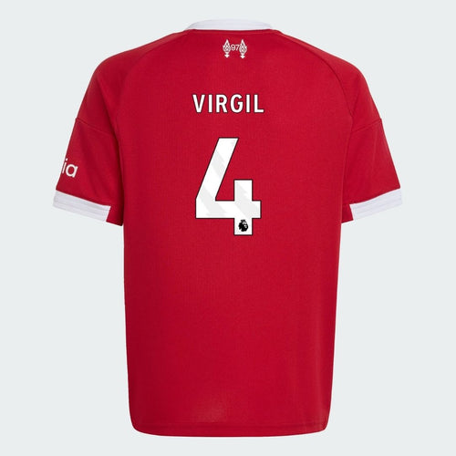 LFC adidas Youth 25/26 Home Jersey - VIRGIL- 4 - Premier League