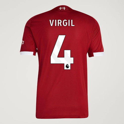 LFC adidas Mens 25/26 Home Jersey - Virgil 11 - Premier League