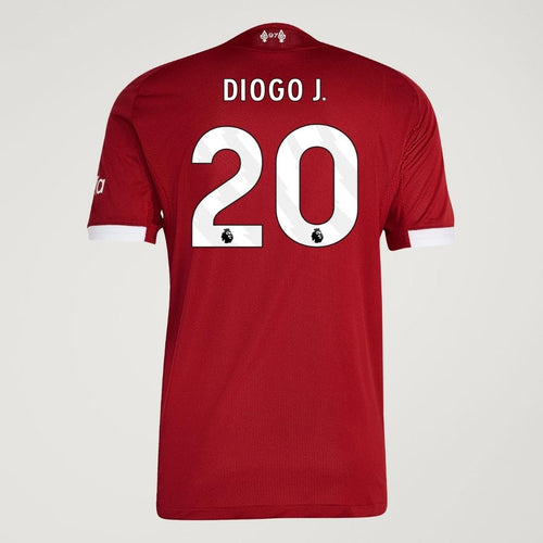 LFC adidas Mens 25/26 Home Jersey - Diogo J. 20 - Premier League