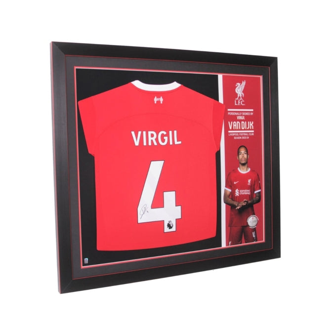 LFC Signed 23/24 Virgil Framed Shirt Official LFC Store