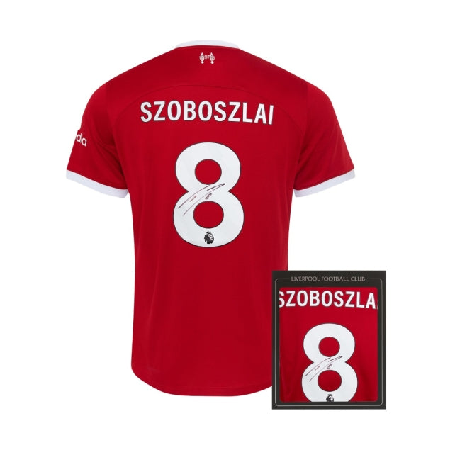 LFC Signed 23/24 Szoboszlai Boxed Shirt Official LFC Store