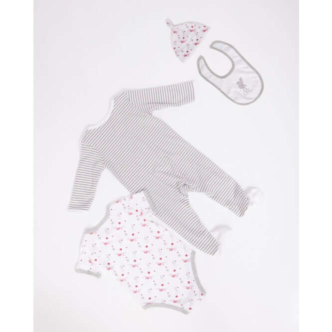 LFC 4 Piece White & Grey Babywear Set Official LFC Store