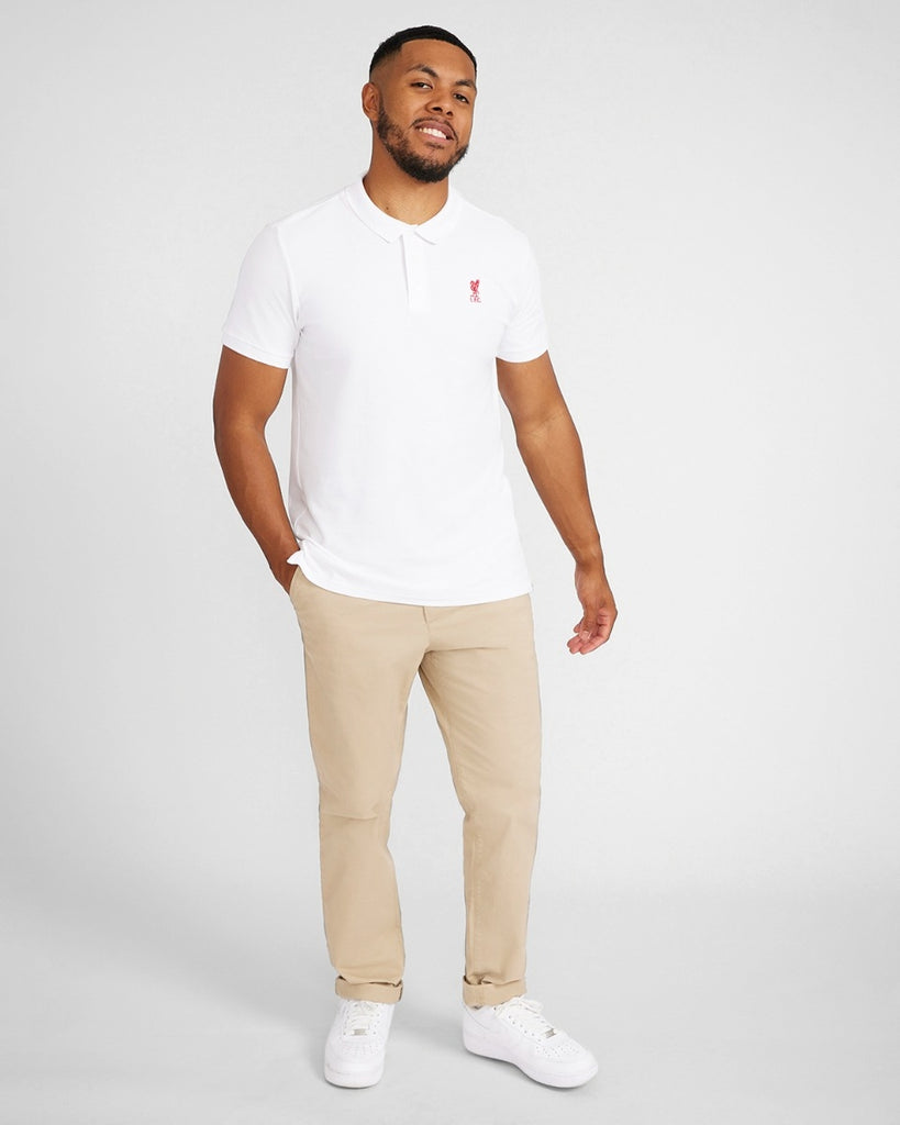 LFC Mens White Conninsby Polo Official LFC Store