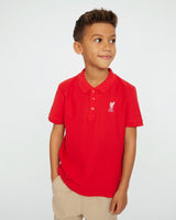 LFC Junior Short Sleeve Red Polo