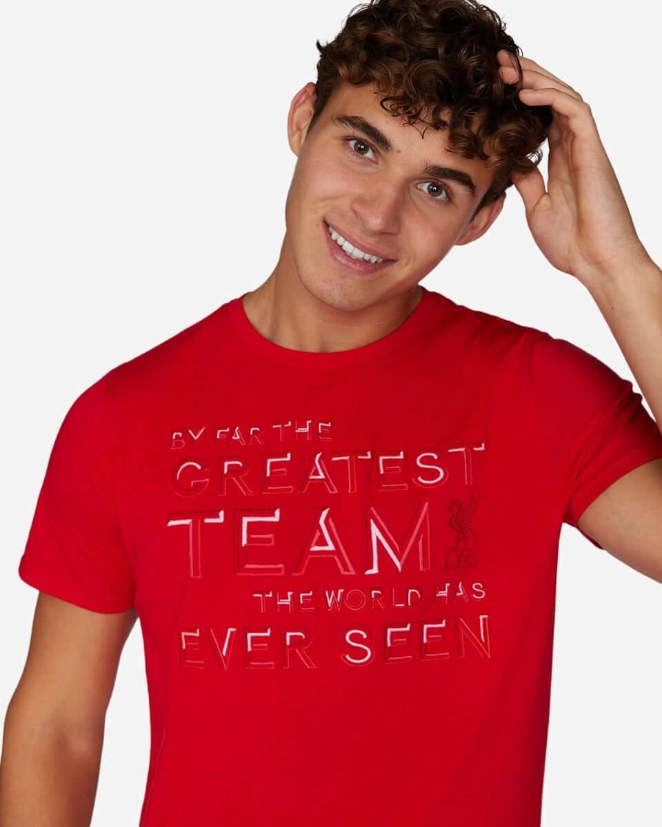 LFC Mens Greatest Team Tee Red Liverpool FC Store