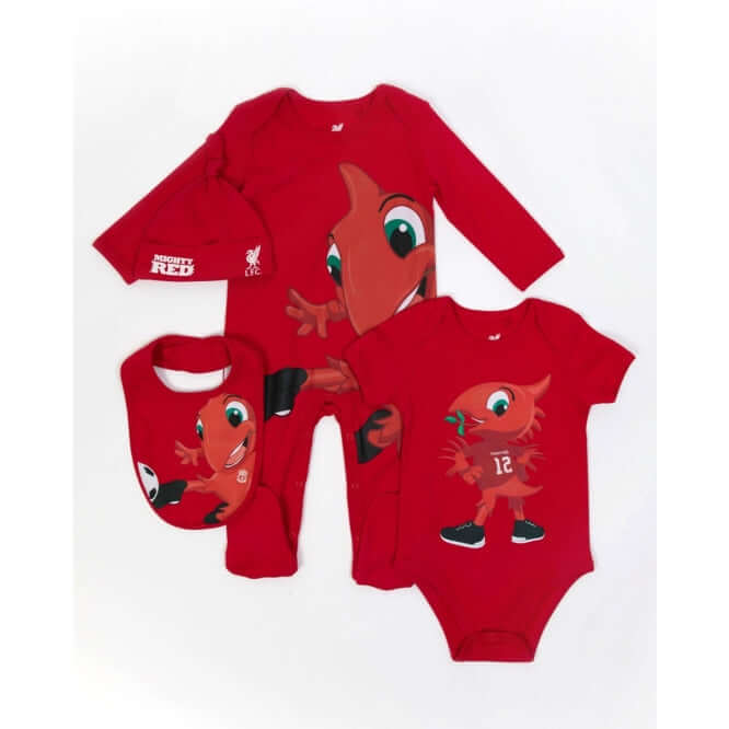 LFC Mighty Red 4 Piece Babywear Set Official LFC Store