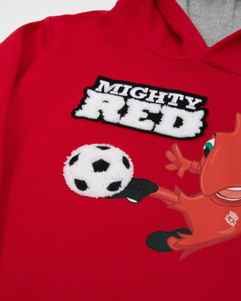 LFC Mighty Red Baby Hoody Grey Official LFC Store