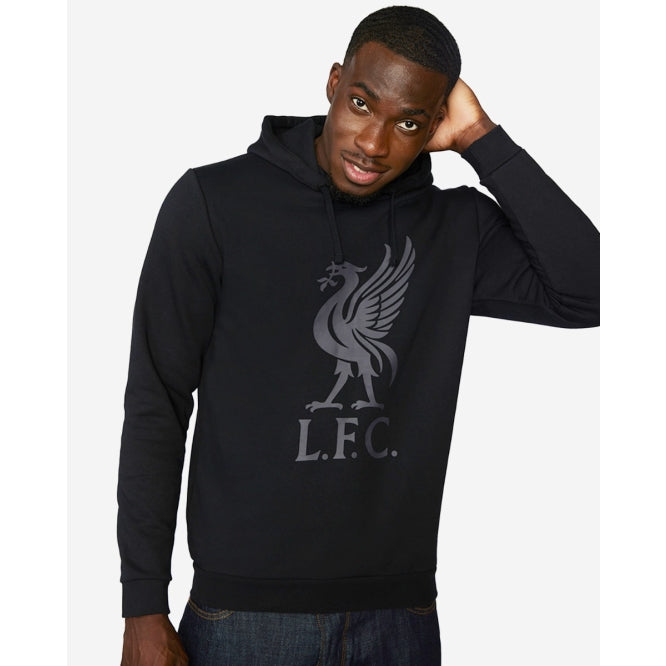 LFC Mens Liverbird Hoody Black Official LFC Store