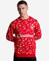 LFC Adults Retro Christmas Jumper Red