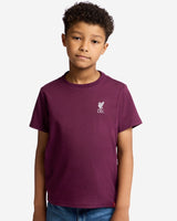 LFC Juniors Liverbird Emblem Tee Cherry