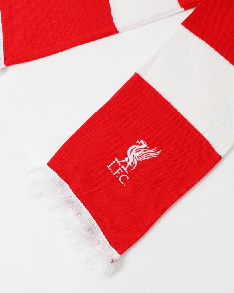 LFC Red & White Bar Scarf Official LFC Store