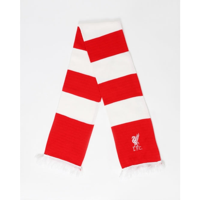 LFC Red & White Bar Scarf Official LFC Store