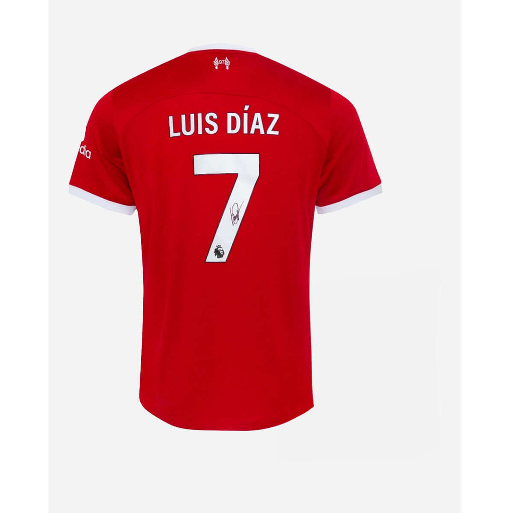 LFC Signed 23/24 Luis Díaz Boxed Shirt Official LFC Store