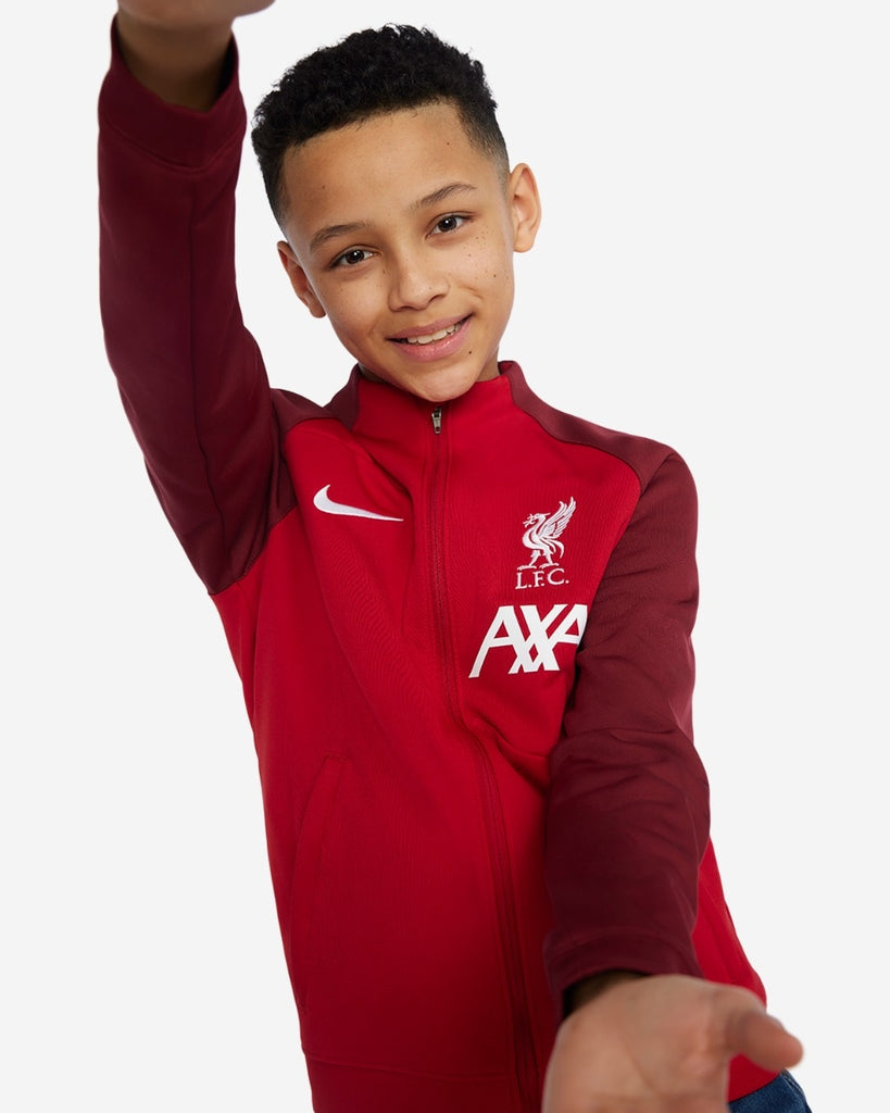 LFC Nike Youth 23/24 Home Anthem Jacket Red Official LFC Store