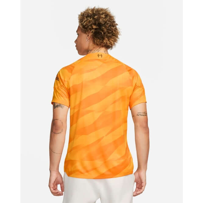 LFC Nike Mens 23/24 Orange Goalkeeper Stadium Jersey Pre-Printed Official LFC Store