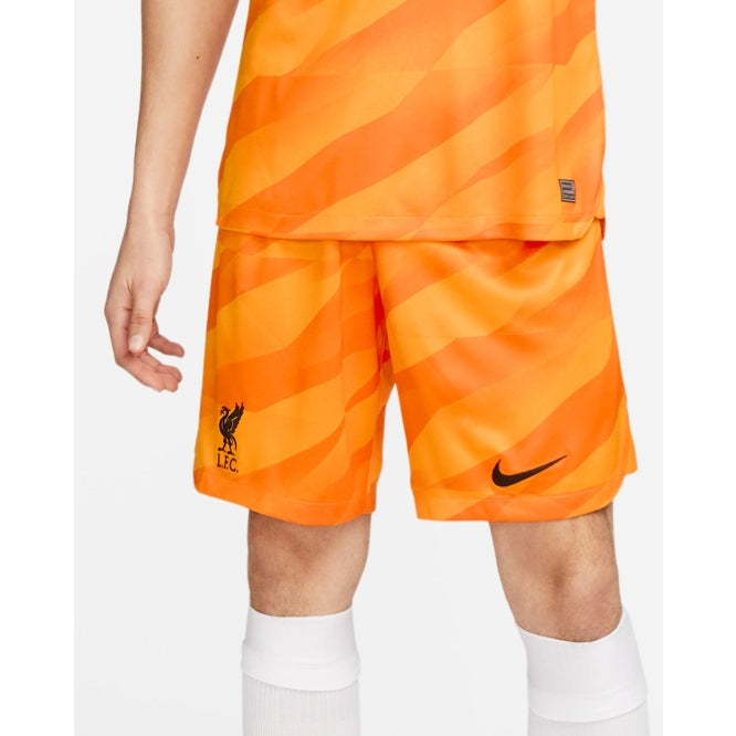 LFC Nike Youth 23/24 Orange Goalkeeper Stadium Shorts Official LFC Store