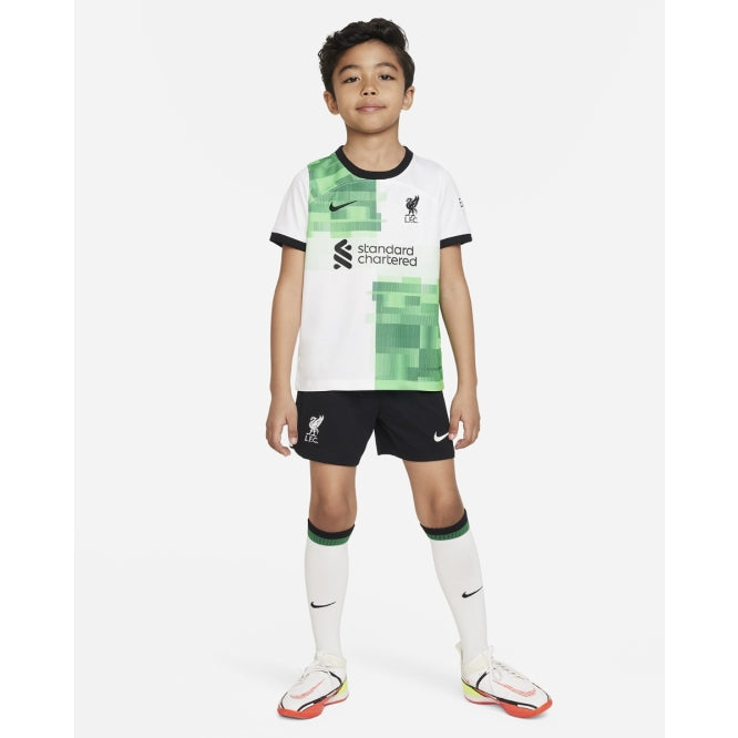 LFC Nike Little Kids Away Stadium Kit 23/24 - LFC RETAIL UAE