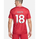 Gakpo Number 18 Liverpool Nike home stadium jersey 24/25 