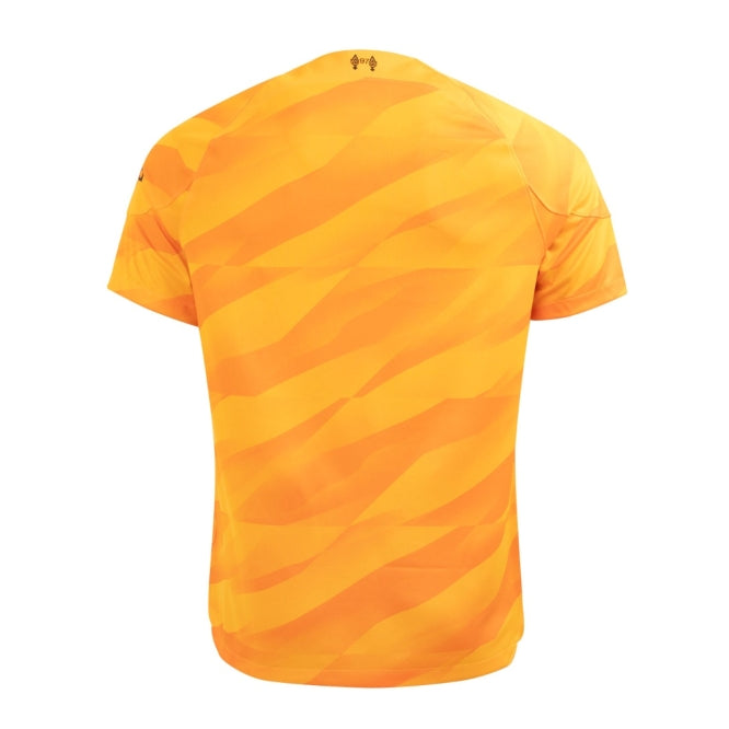 LFC Nike Mens 23/24 Orange Goalkeeper Stadium Jersey Pre-Printed Official LFC Store