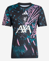 LFC adidas Mens 25/26 Pre-Match Top Black