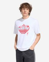 LFC adidas Mens Seasonal Graphic Trefoil Tee White