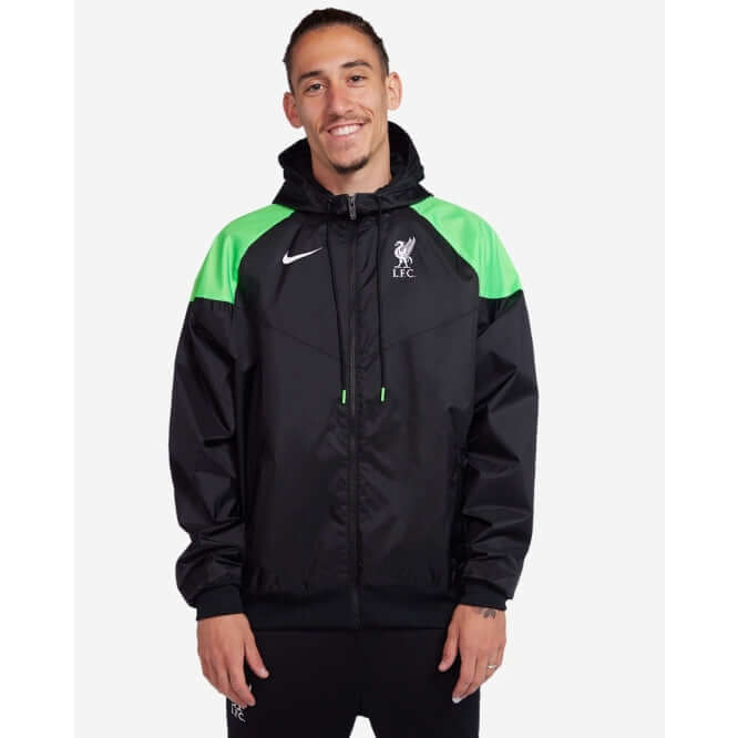 LFC Nike Mens 23/24 Windrunner Hooded Jacket Official LFC Store