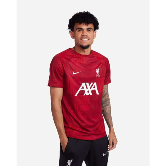 LFC Nike Mens 23/24 Home Pre-Match Jersey Official LFC Store